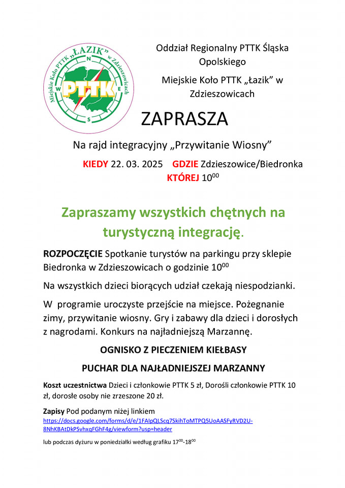 news 2025 03 wycieczka przywitanie wiosny