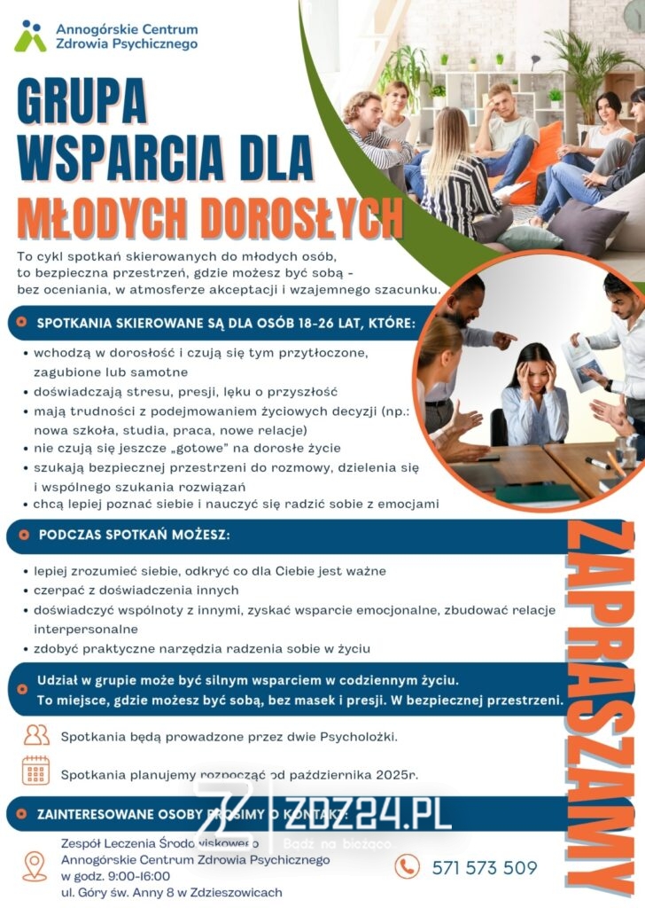 news 2025 10 annogroskie centrum zdrowia psychicznego grupa wsparcia dla doroslych