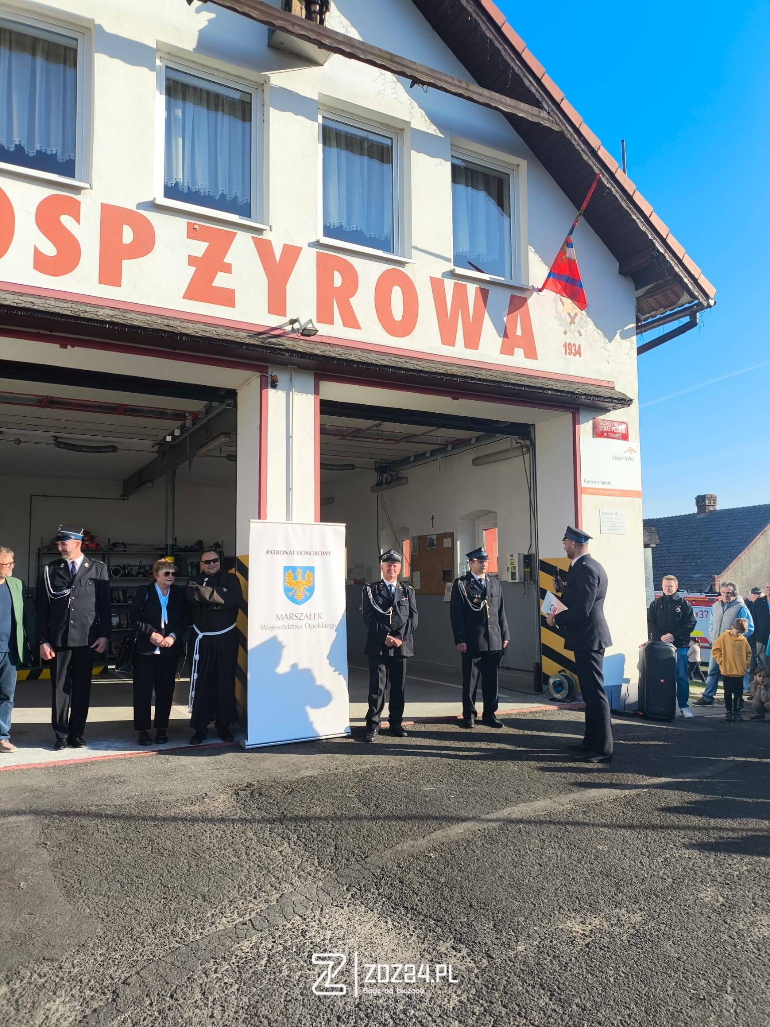 news 2026 04 powitanie nowego wozu osp zyrowa 09