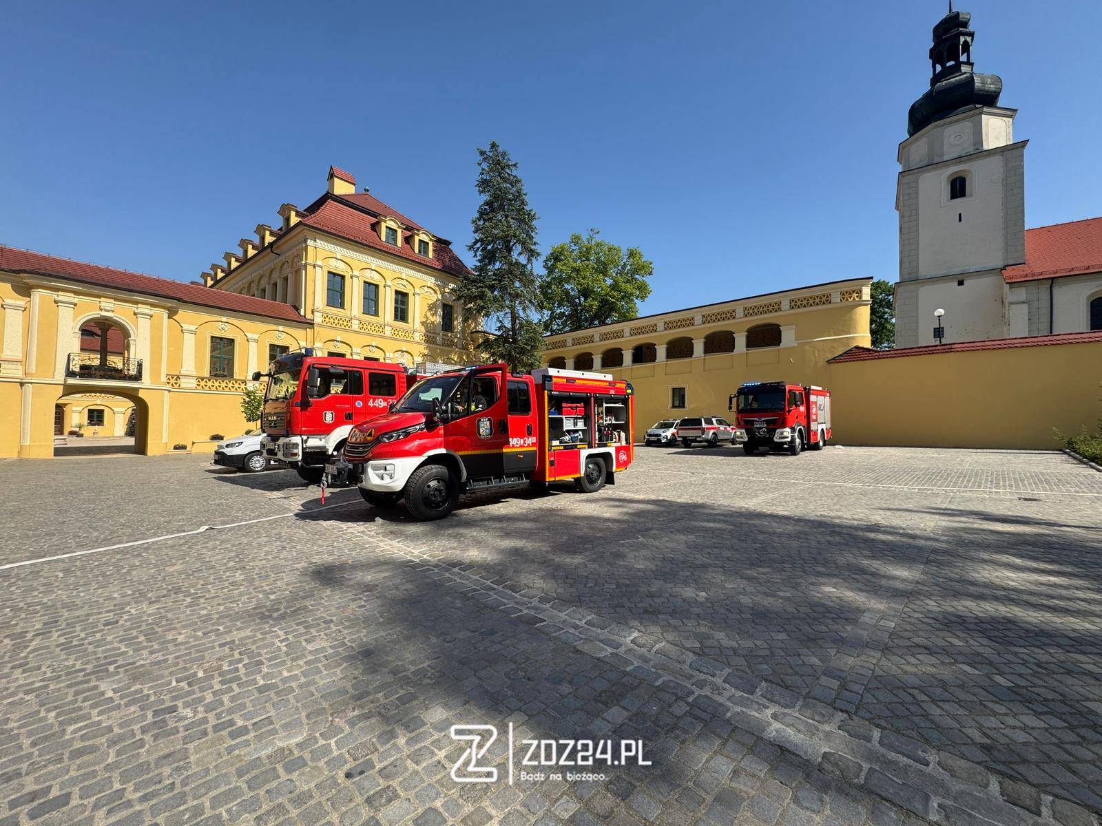 news 2026 05 cwiczenia strazy osp w palacu zyrowej 10