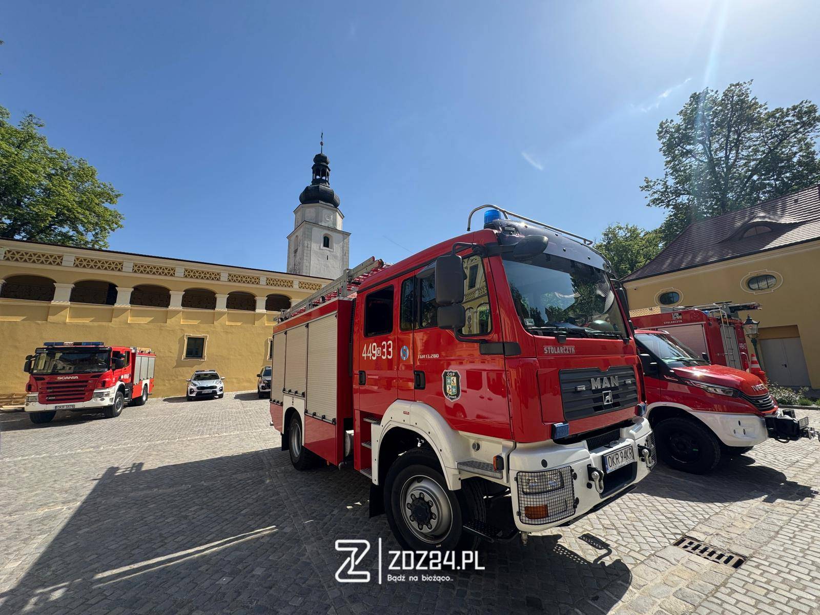 news 2026 05 cwiczenia strazy osp w palacu zyrowej 11